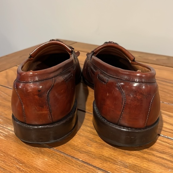 Allen Edmonds Cody British Tan Leather Loafers Size 9 1/2 D. - Picture 4 of 8